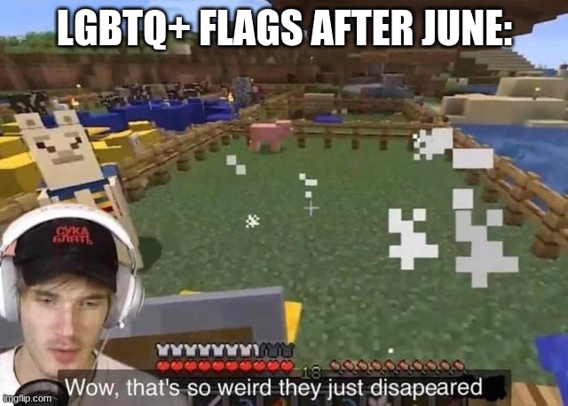 Pride flags after june pewdiepie Imgflip