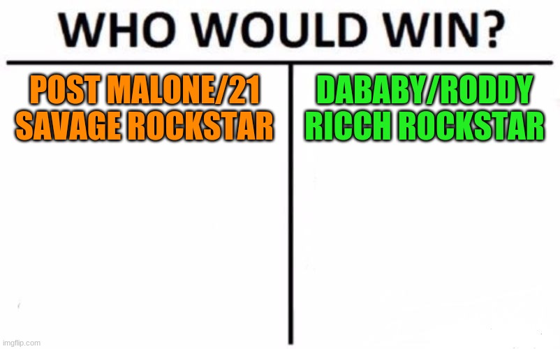 Which Rockstar is better? Imgflip