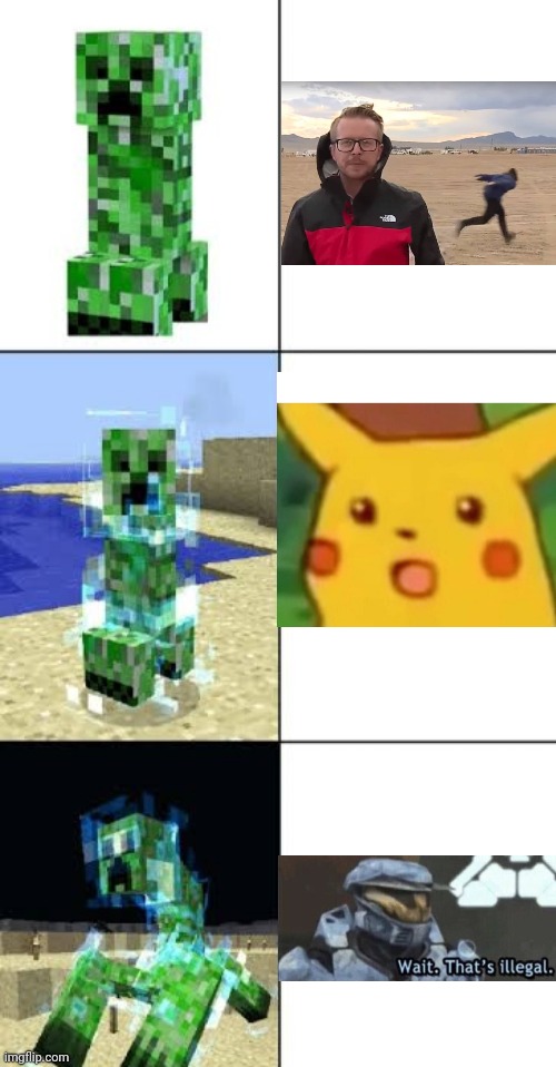 Creepers portrayed by memes Imgflip