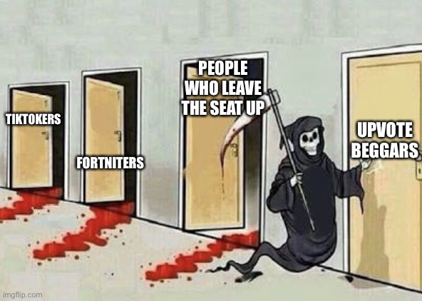 Grim reaper 4 doors Imgflip