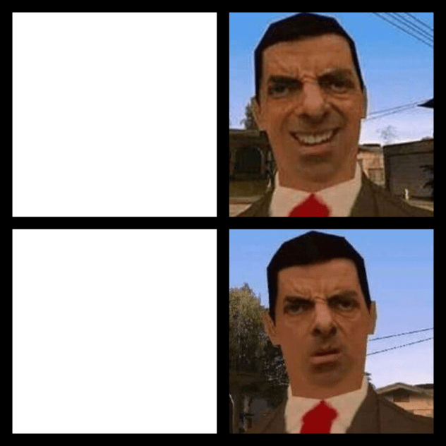 Mr Bean Cheating Meme Template Introducing the Doctor Rowan Atkinson