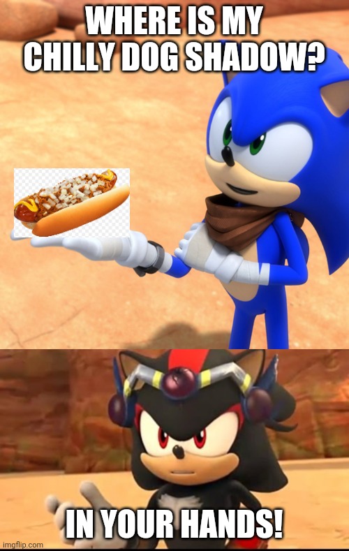 Sonic and Shadow Imgflip