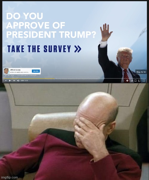 trumps wrist is a survey? Imgflip