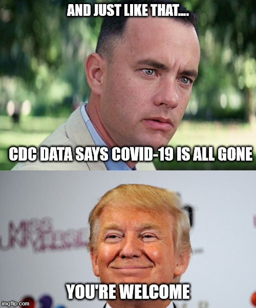 Image tagged in donald trump approves,forrest gump and just like that