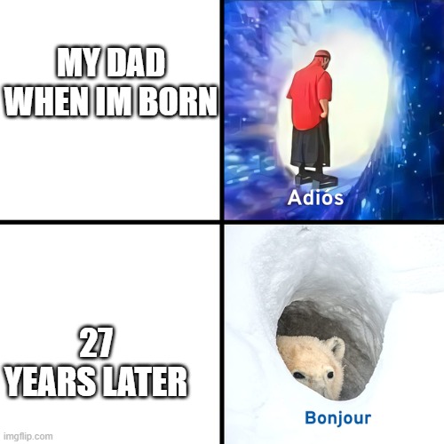 Adios Bonjour Imgflip