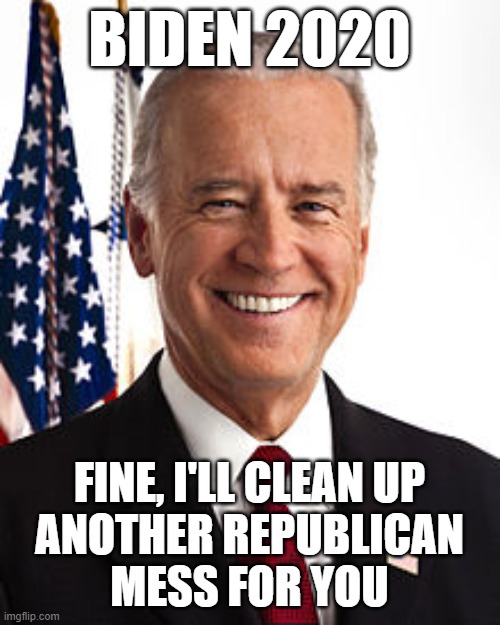 Democrats always cleaning up after failed Republican presidencies