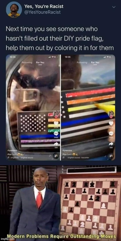 they should be cool with this b/c all lives matter right? Imgflip