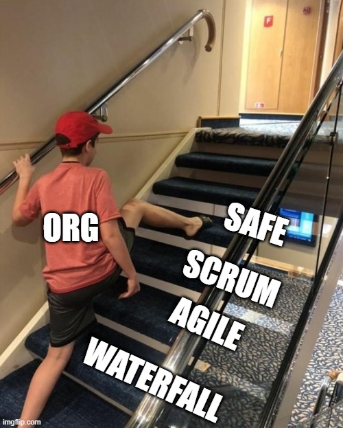 skipping stairs Imgflip