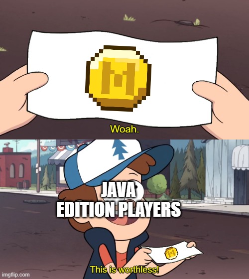 java vs minecoins Imgflip