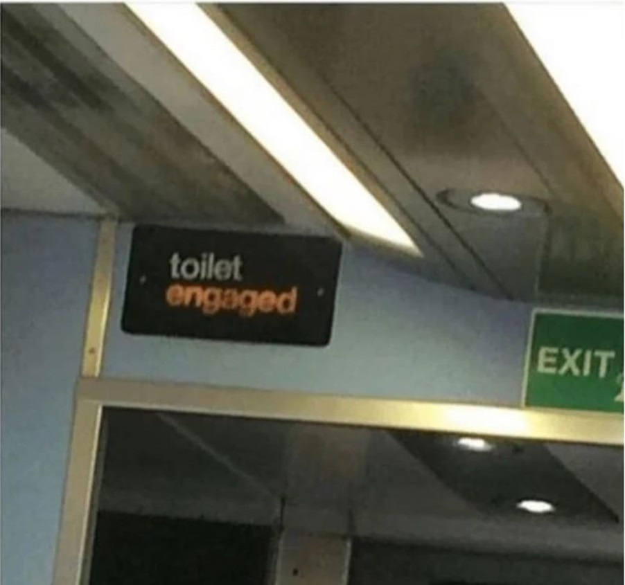 Toilet engaged Blank Template Imgflip