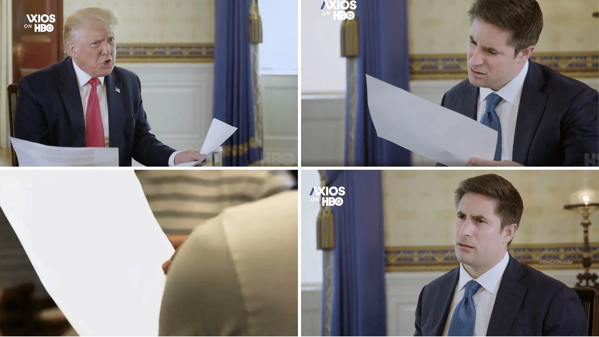 Interview Meme Template Trump S Nonsensical Axios Interview Gets