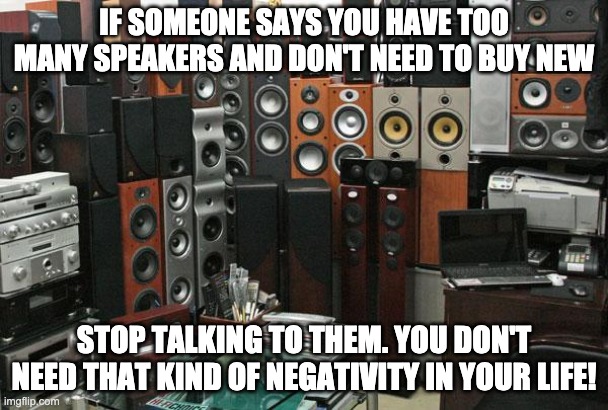Too many speakers Imgflip