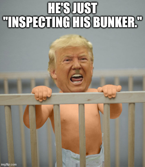 The only way the Secret Service can keep him contained. Imgflip