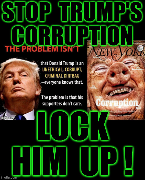 The worst CORRUPT president EVER! We should lock the bum up and throw away the key. This