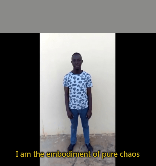 I am the embodiment of pure chaos Blank Template Imgflip