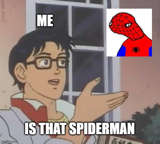 is that spiderman Imgflip