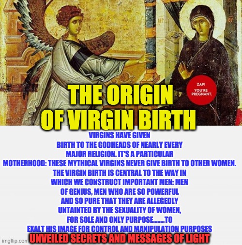 Image tagged in virgin birth Imgflip