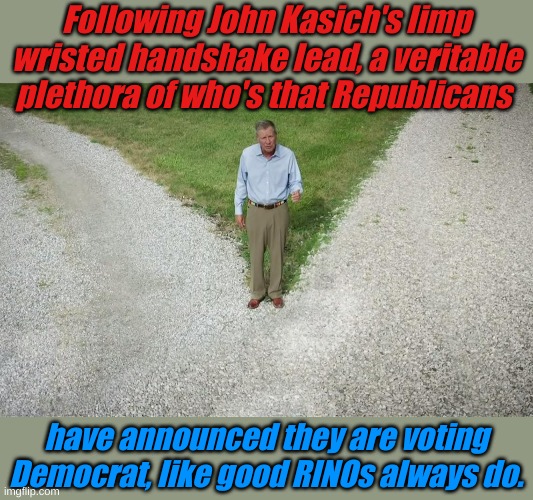 When you come to a crossroads in the country, always trust the