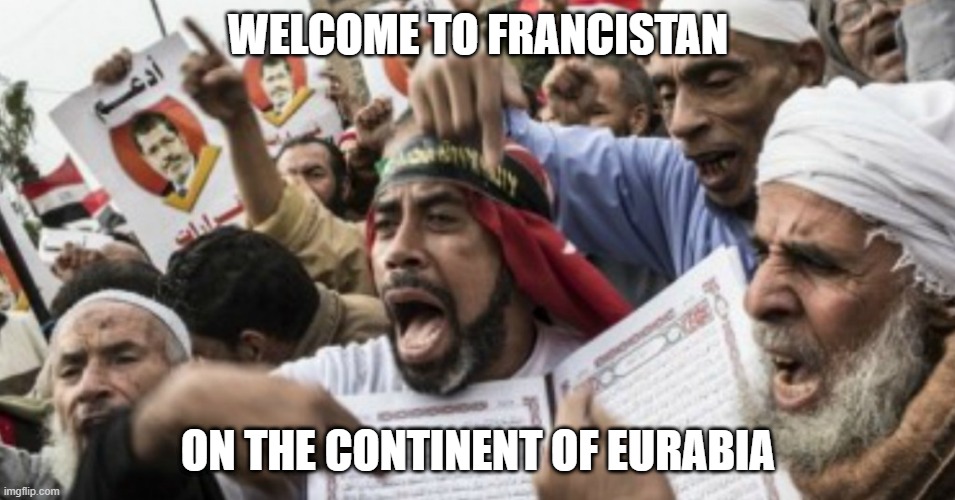 Image tagged in angry muslims,islam,france,terrorists,funny memes,dank