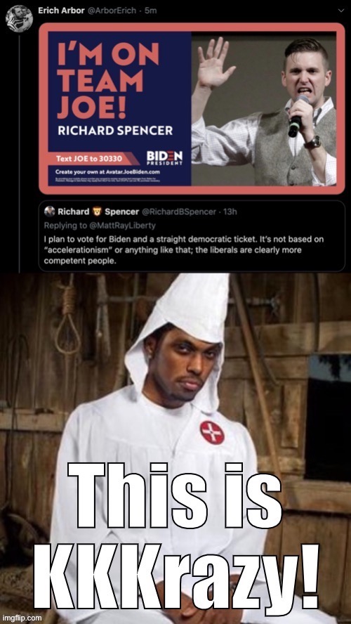 Is this a racist meme? A conservative meme? I dunno man. We live in