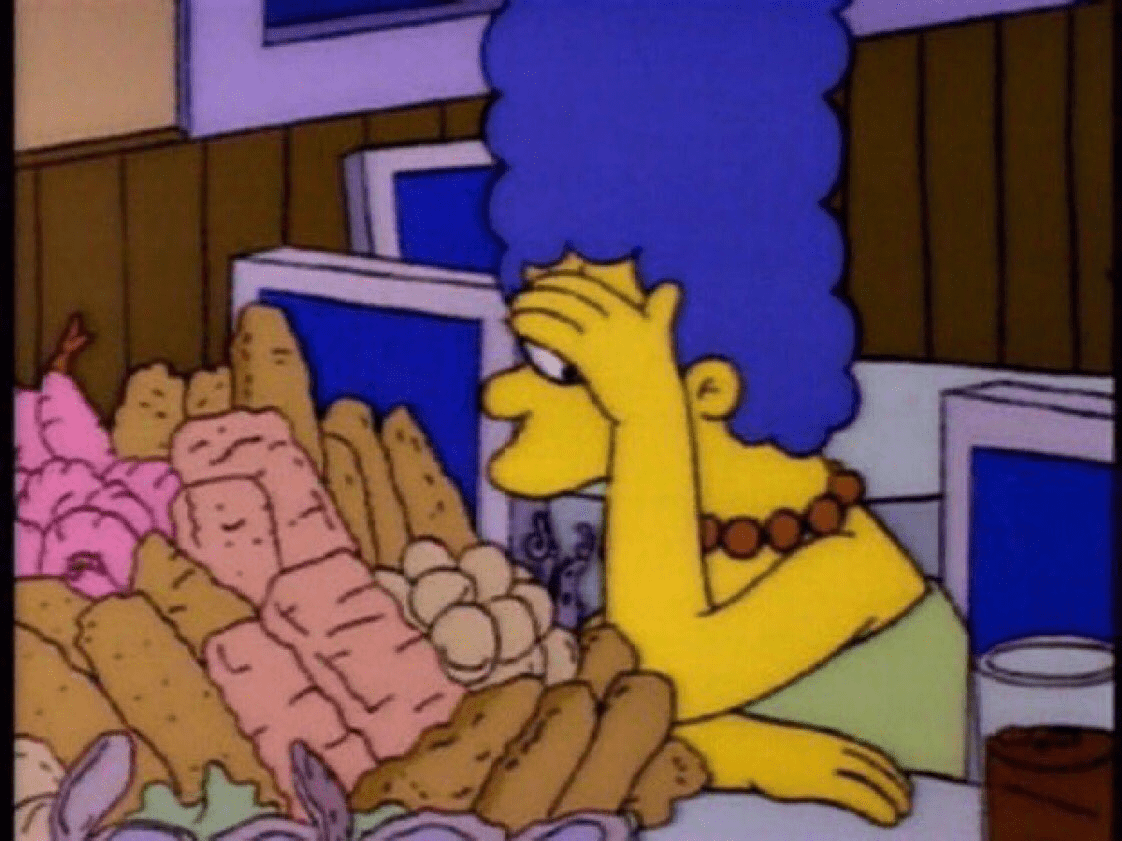 Marge Hiding Her Face Blank Template Imgflip