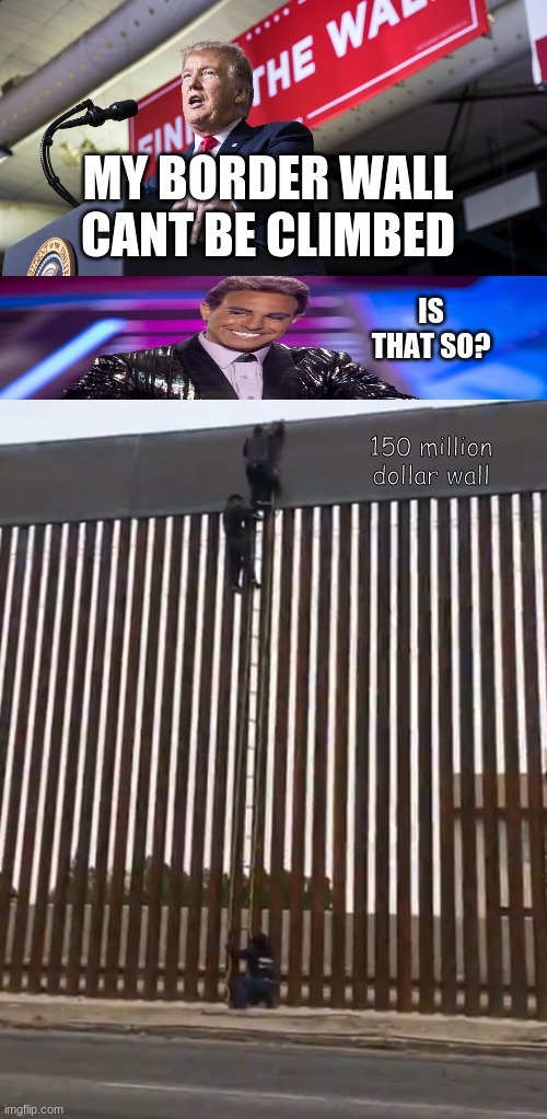 Image tagged in trump wall Imgflip