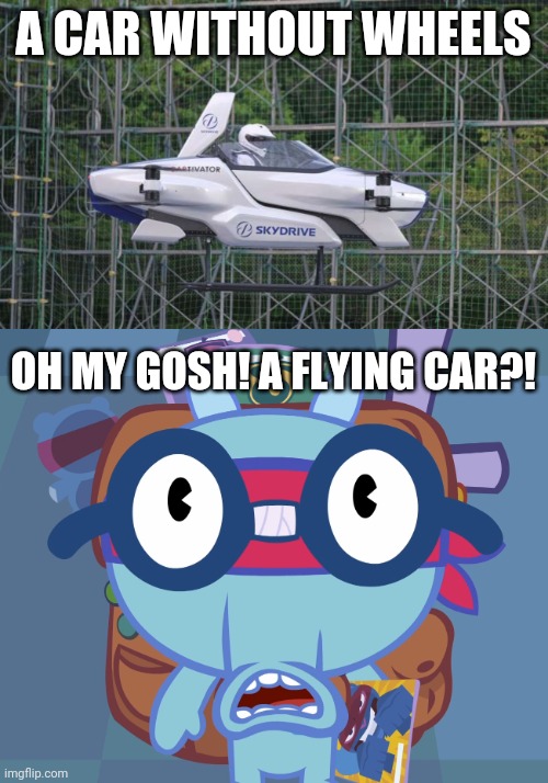 A flying car in Japan! Imgflip