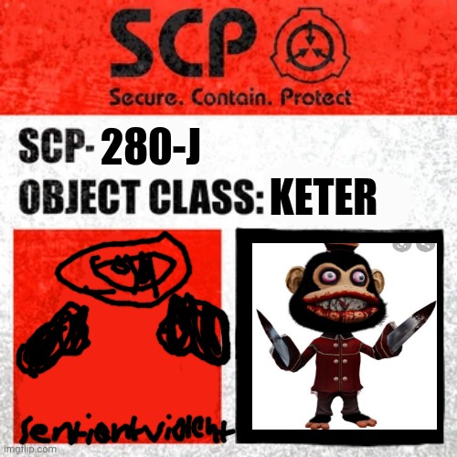 scp label template keter Memes & GIFs Imgflip