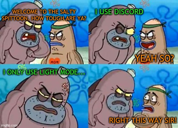 Discord light mode Imgflip