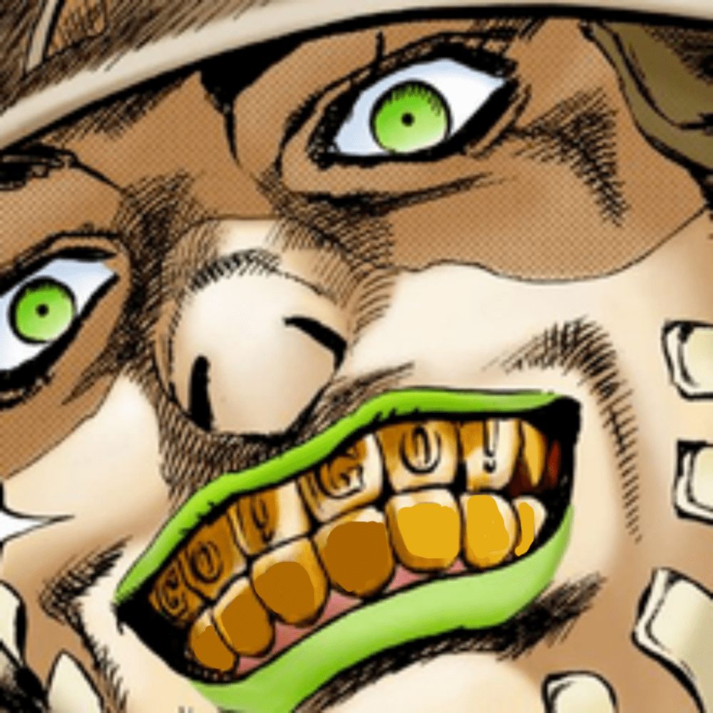 Gyro Zeppeli Smile Template Blank Template Imgflip