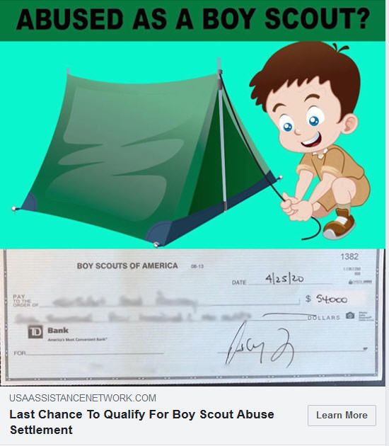 boy scout lawsuit abuse Blank Template Imgflip