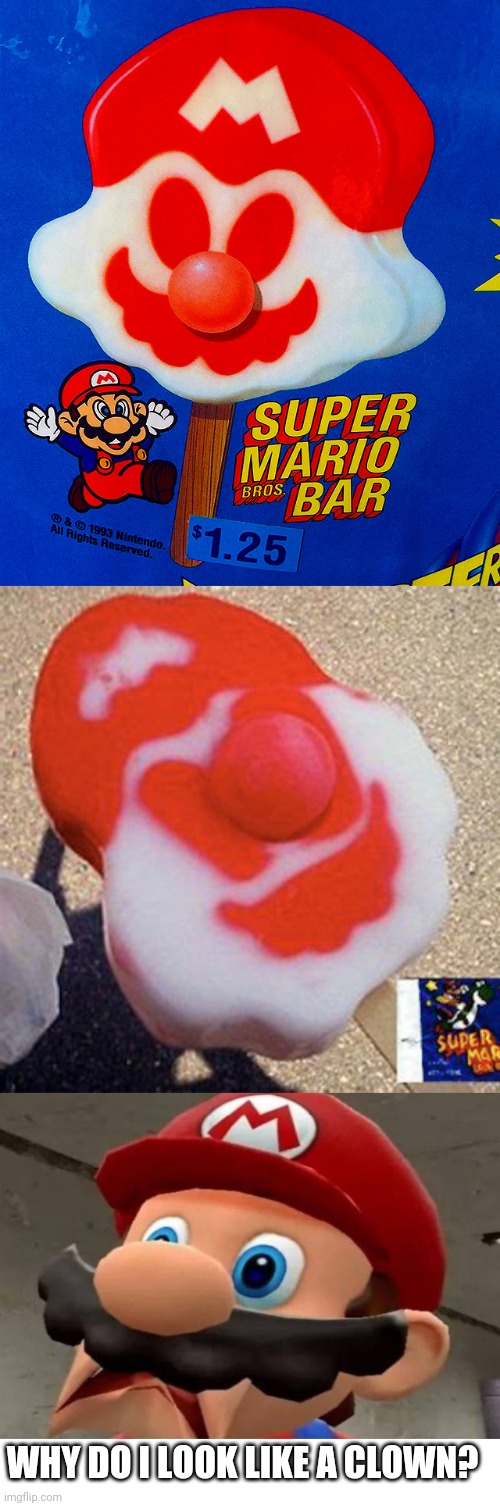 MARIO THE ICE CREAM CLOWN Imgflip