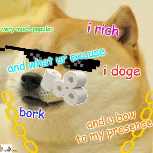 rich doge Imgflip