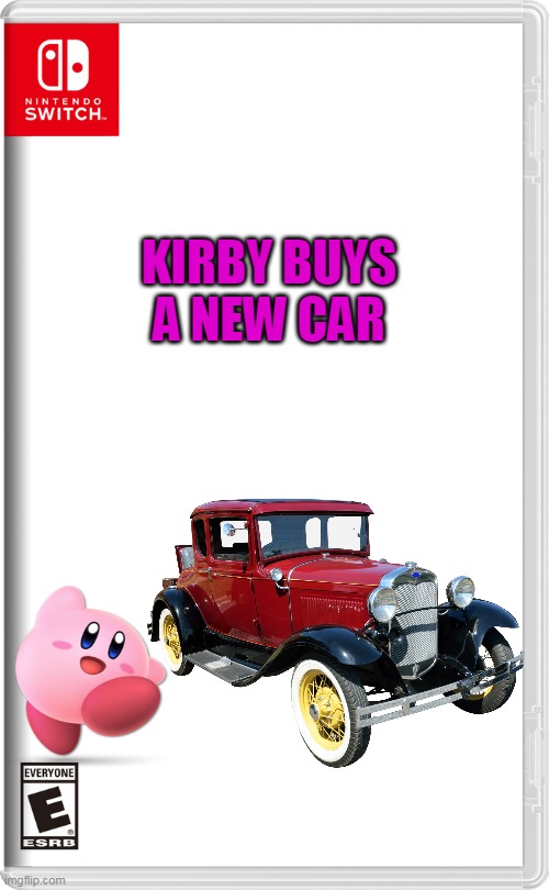 kirby buys a new car Imgflip