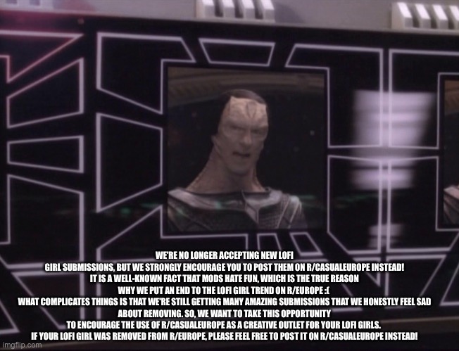 Image tagged in attention bajoran workers Imgflip