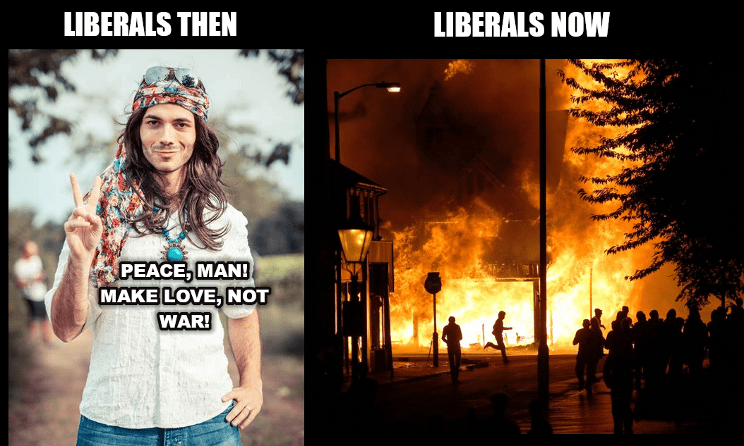 Leftists Liberals Then vs. Now Blank Template Imgflip