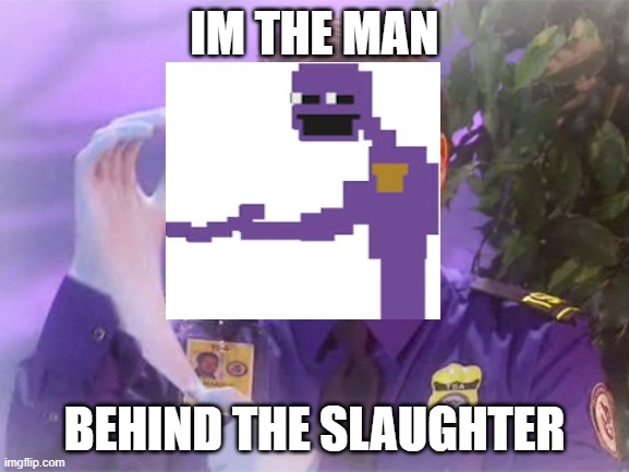 the man behind the slaughter is tsa douche Imgflip