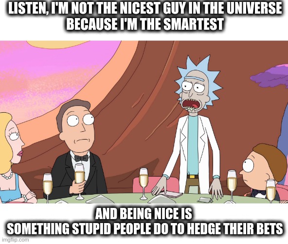 Rick Sanchez Wedding Toast Imgflip