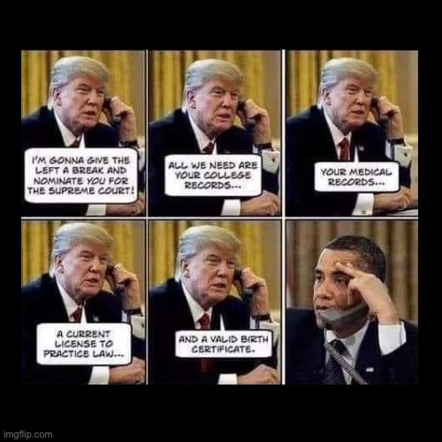 Barack Obama for Supreme Court Justice! Imgflip