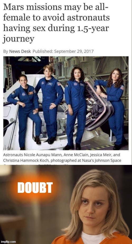 blue jumpsuits or orange jumpsuits... yeeeaaah i wouldn't bet money on