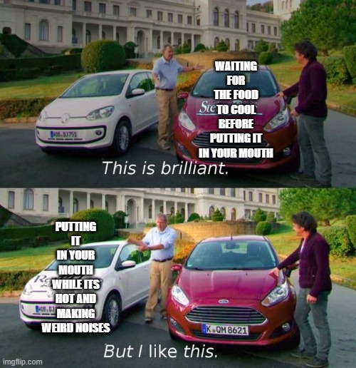 hot food be like Imgflip