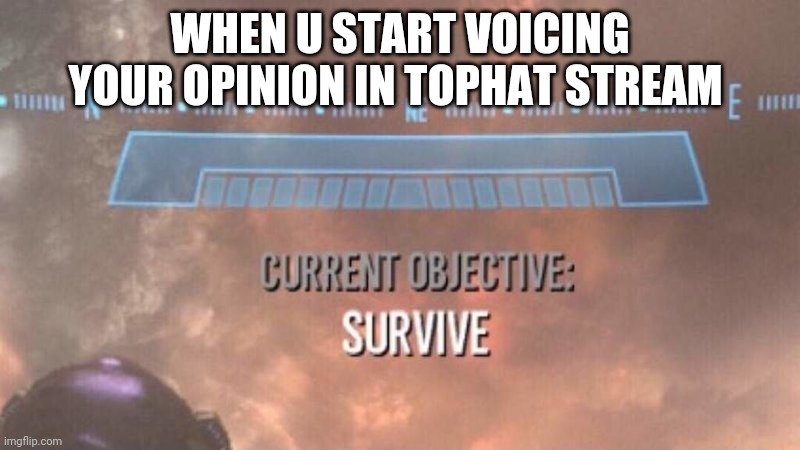 Current Objective Survive Imgflip