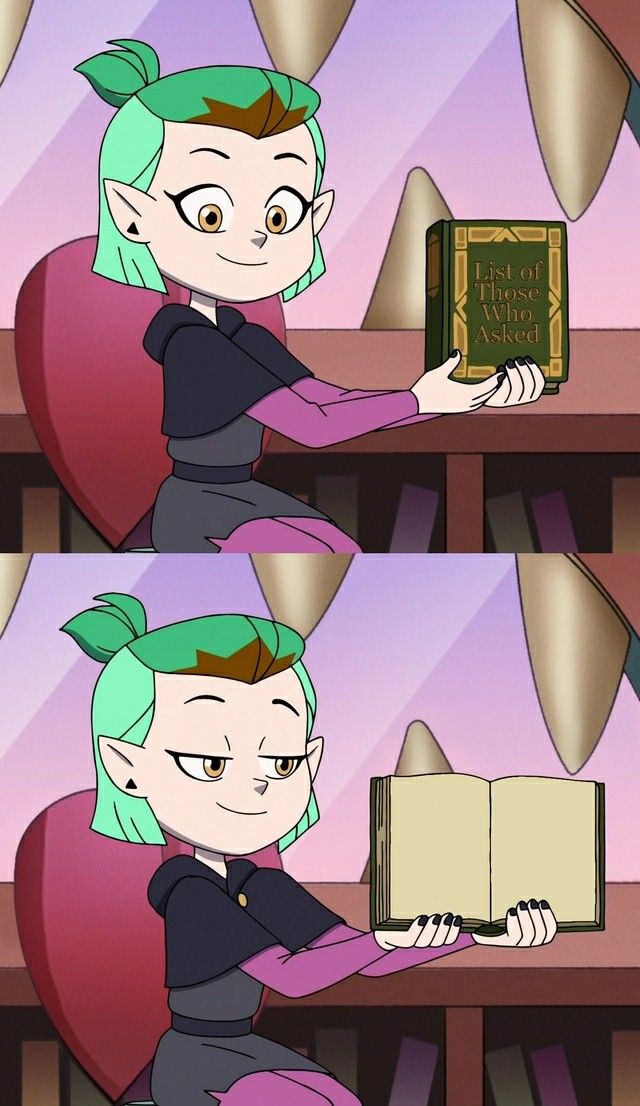 The Owl House Amity book Blank Template Imgflip