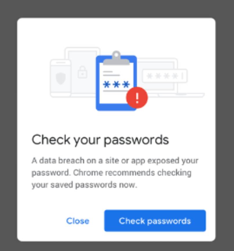 Google Password Breach Blank Template Imgflip