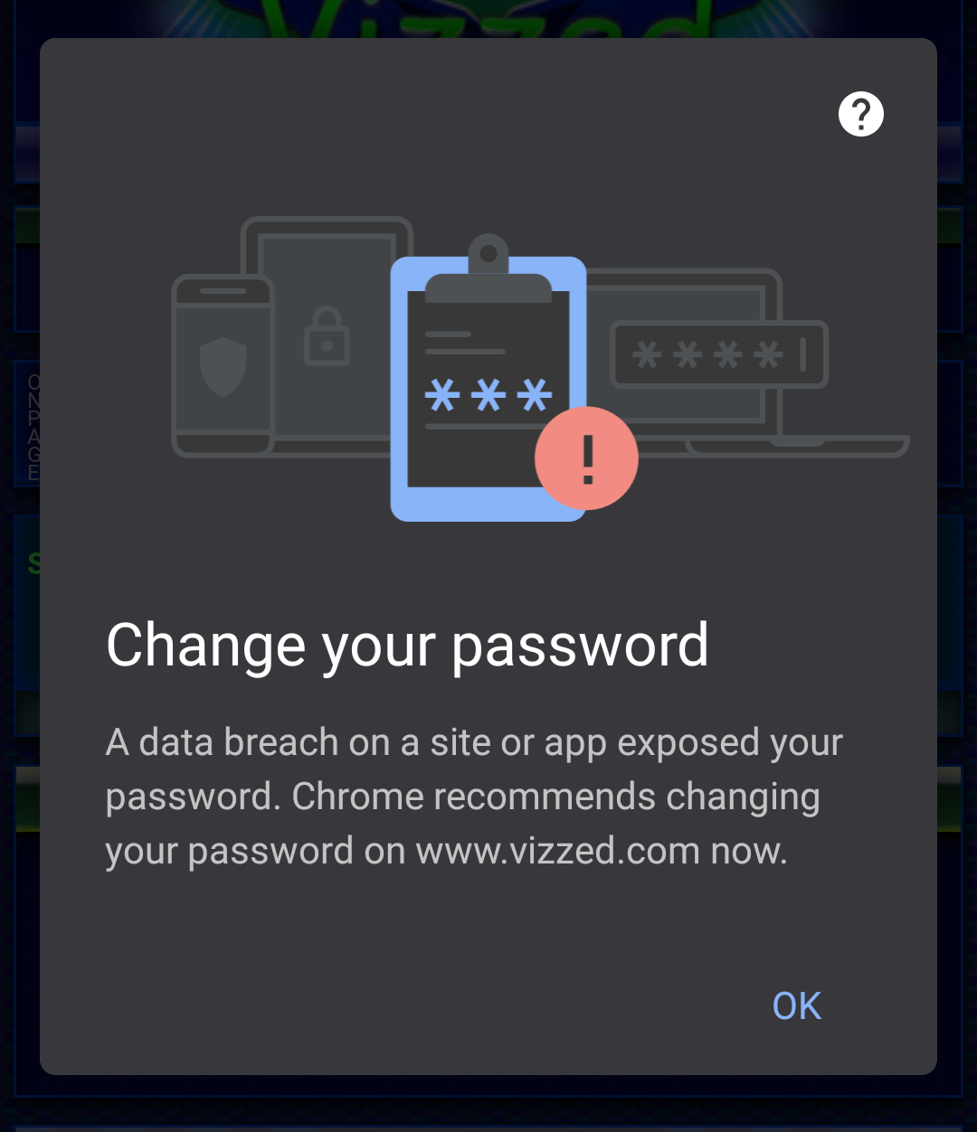 Google Password Breach Blank Template Imgflip