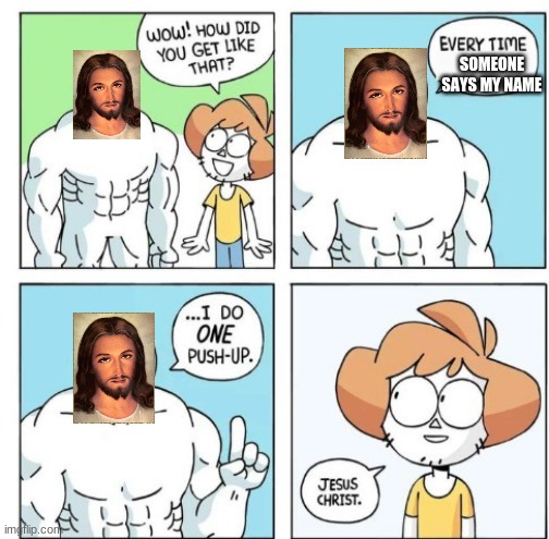 jesus is ripped Imgflip