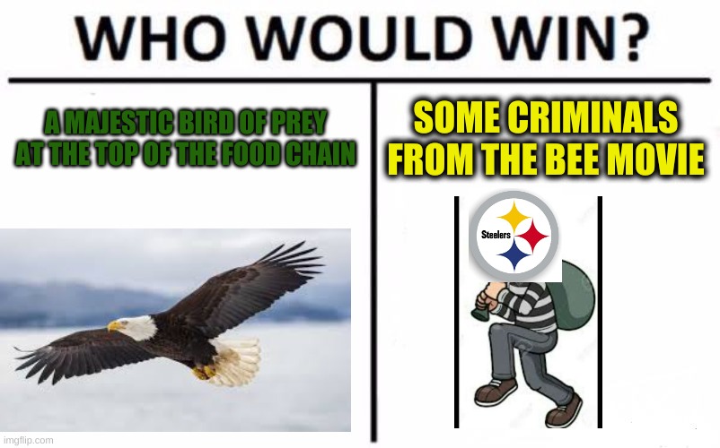 eagles vs steelers Imgflip