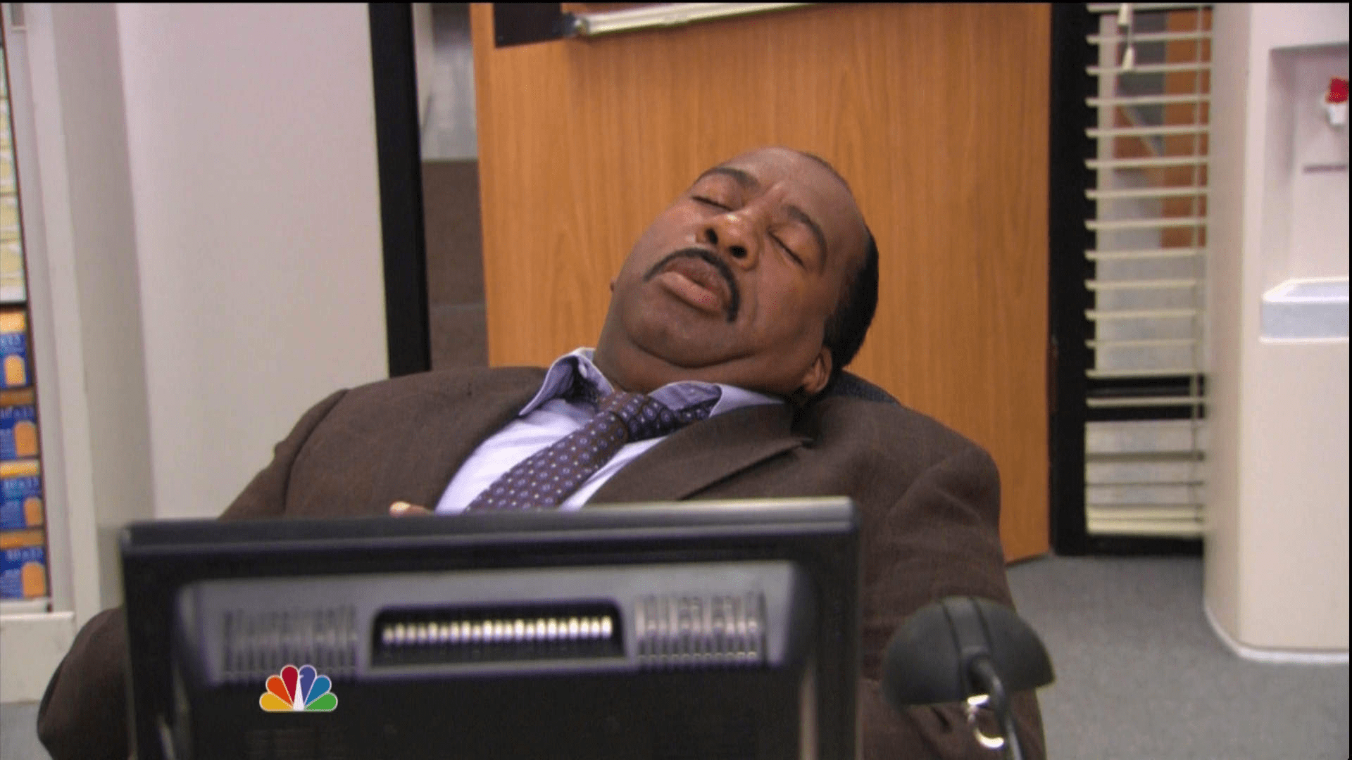 Sleeping man in office Blank Template Imgflip