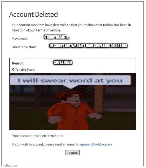 Roblox What The Swear Word Meme