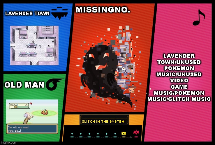 If MissingNo. was in smash bros Imgflip